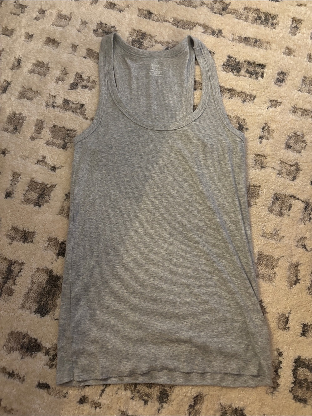 aerie Heather Gray Racerback Tank Top
